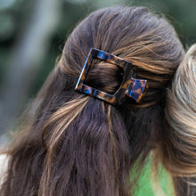 Square Flat Hair Clip | Tortoise