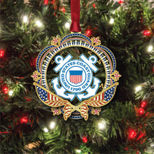 Patriotic Coast Guard Ornament