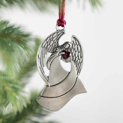 Joyful Traditions Ornament Solid Pewter Angel
