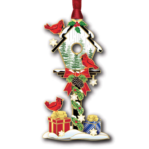 Seasonal Bird House Ornament
