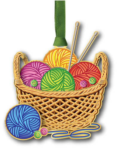 Yarn Basket Ornament