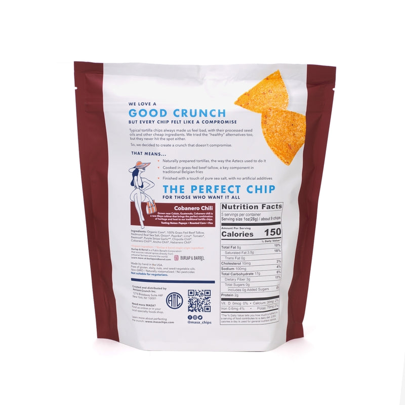 Masa Chips, Cobanero, 5oz Bag