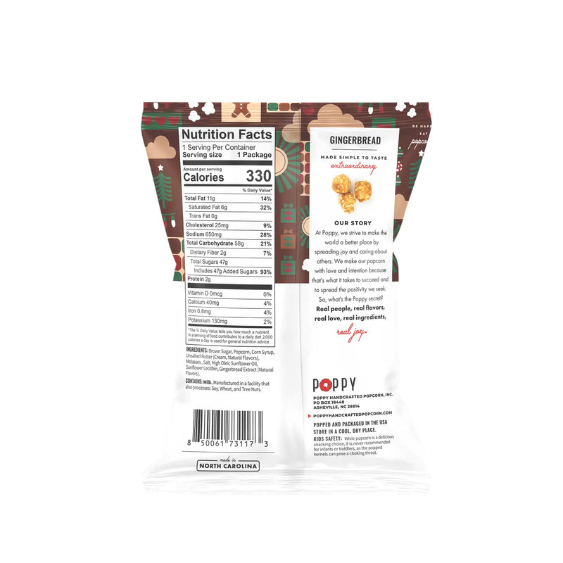 Gingerbread Snack Bag Holiday