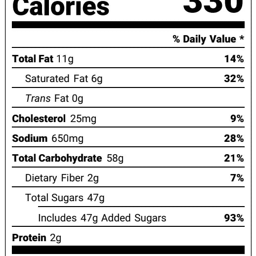 Holiday Salted Caramel Snack Bag