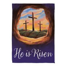 Empty Tomb Suede House Flag