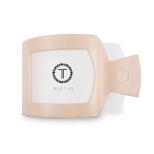 Square Flat Hair Clip | Almond Beige