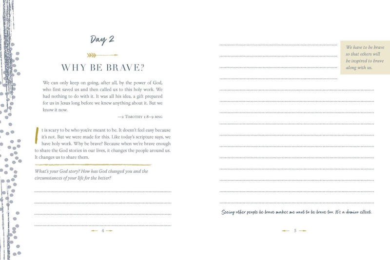 100 Days to Brave Guided Journal: Unlock Your Most Courageous Self