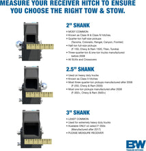 MultiPro Tow & Stow Adjustable Trailer Hitch Ball Mount Compatible with MultiPro Tailgate - Fits 2" Receiver, Tri-Ball (1-7/8" x 2" x 2-5/16"), 2.5" Drop, 10,000 GTW