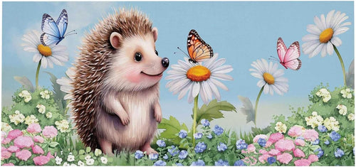 Hedgehog & Daisies Sassafras Switch Mat