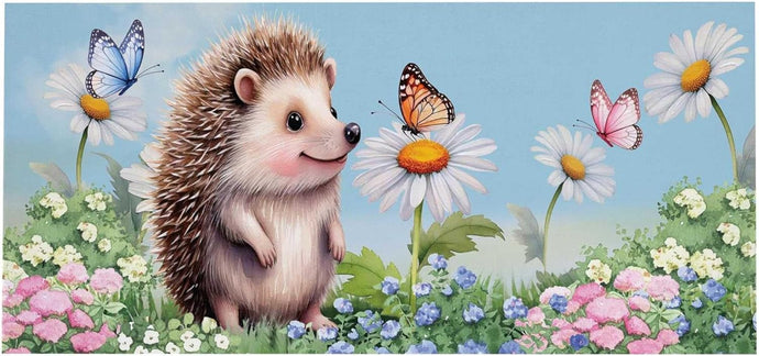 Hedgehog & Daisies Sassafras Switch Mat