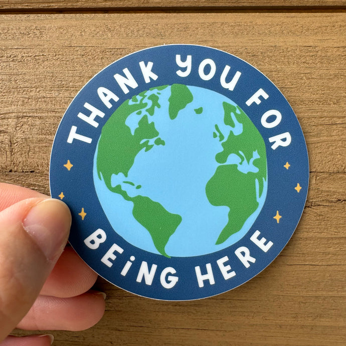 Thank You World Sticker