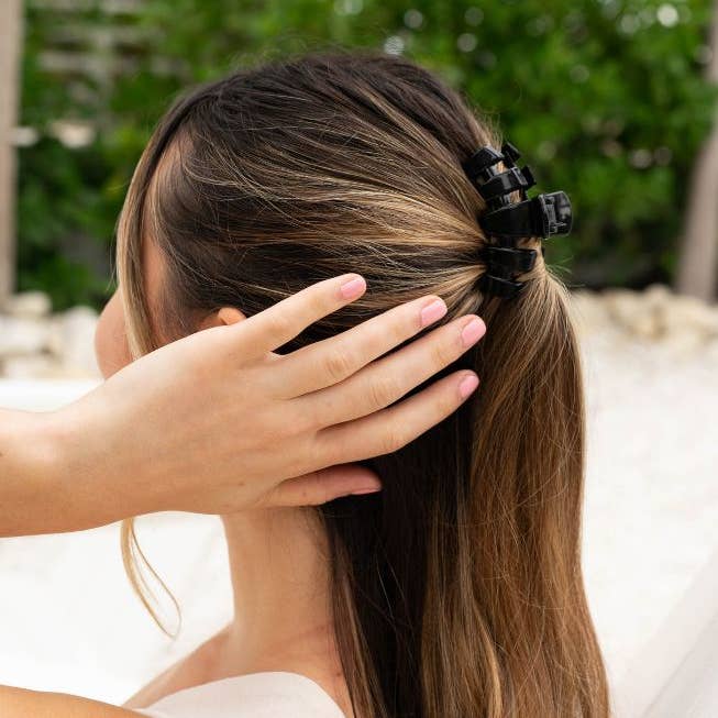 Classic Hair Clip | Jet Black