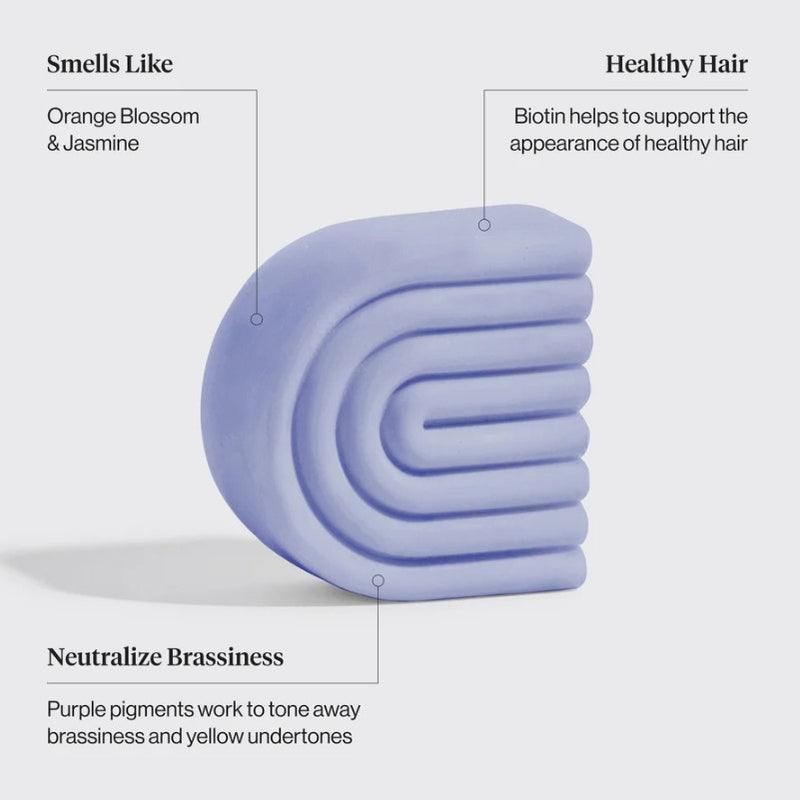 Purple Toning Shampoo & Conditioner Bar Combo For Color-Treated & Grey Hair