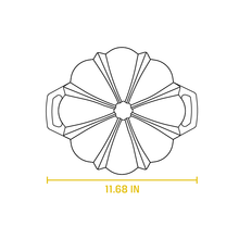 Seasoned Cast Iron Fluted Cake Pan