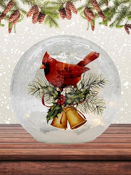 Bells & Cardinal LED Globe