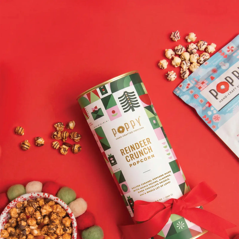 Reindeer Crunch Cylinder Holiday Popcorn