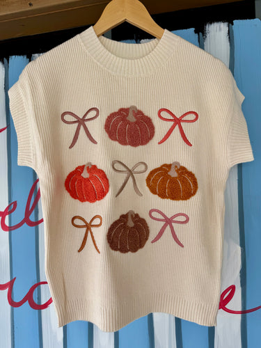 Sweatshirt Josie Pumpkin Rows