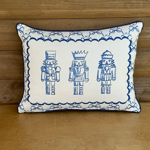 Chinoiserie Nutcracker Pillow