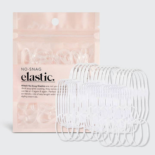No-Snag Elastic 100 Pieces - Clear