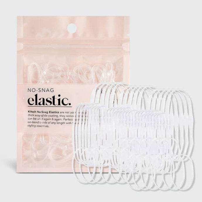 No-Snag Elastic 100 Pieces - Clear