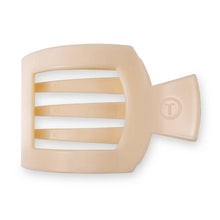 Square Flat Hair Clip | Almond Beige