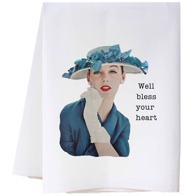 Well Bless Your Heart Flour Sack Towel