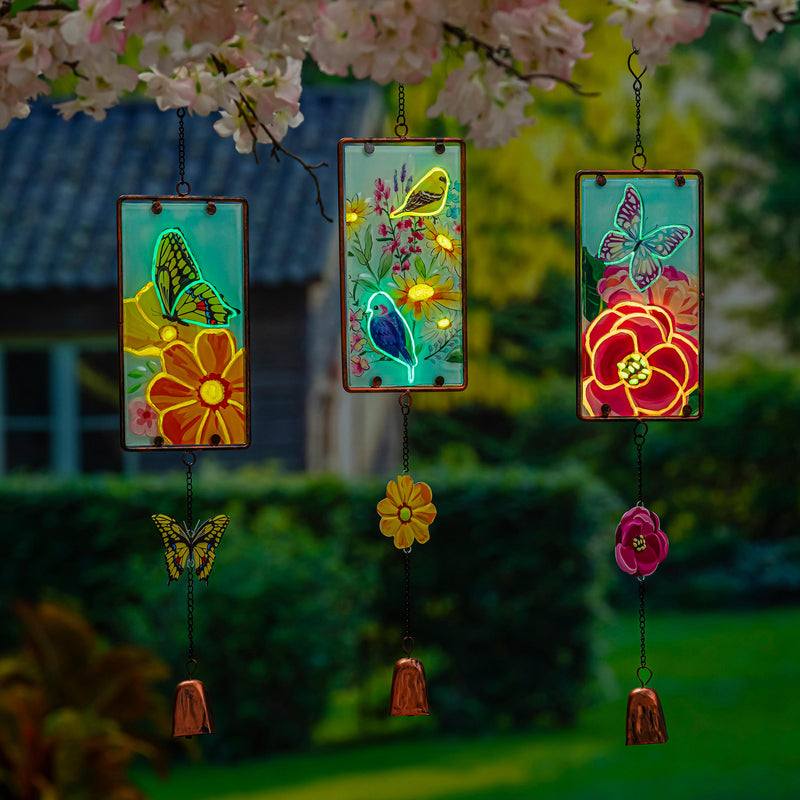 Glow-in-the-Dark Stained Glass Hanging Decor