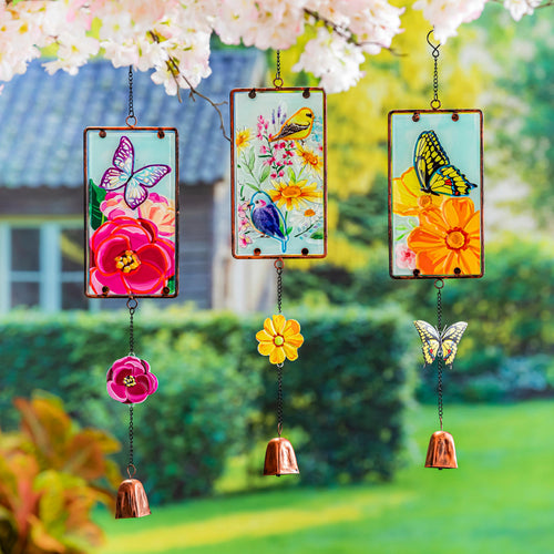 Glow-in-the-Dark Stained Glass Hanging Decor