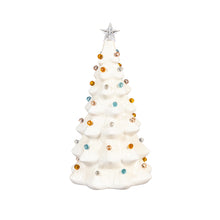 Season to Sparkle LED Table Décor Ceramic Christmas Tree, 11.25"H