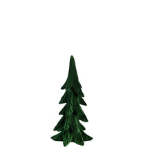 Shades of Green Table Décor Tree Flocked Resin Set