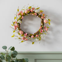 Easter Egg Wreath, 16"H