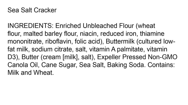 Terrapin Ridge Farm Sea Salt Crackers