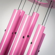 Metal Top Powder Coat Pink Wind Chim