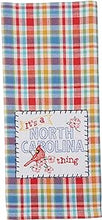 State Thing NC Tea Towel Plaid
