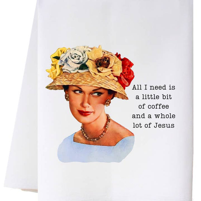 Little Bit of Coffee Flour Sack Towel