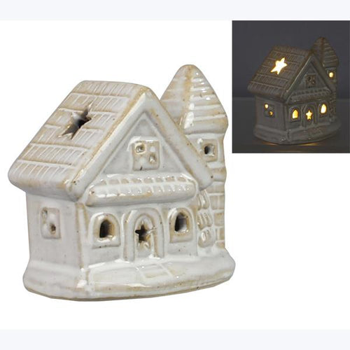 Ceramic House w/ LED