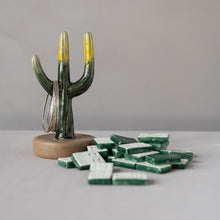 1-1/2"L x 1"W Stoneware Dominoes