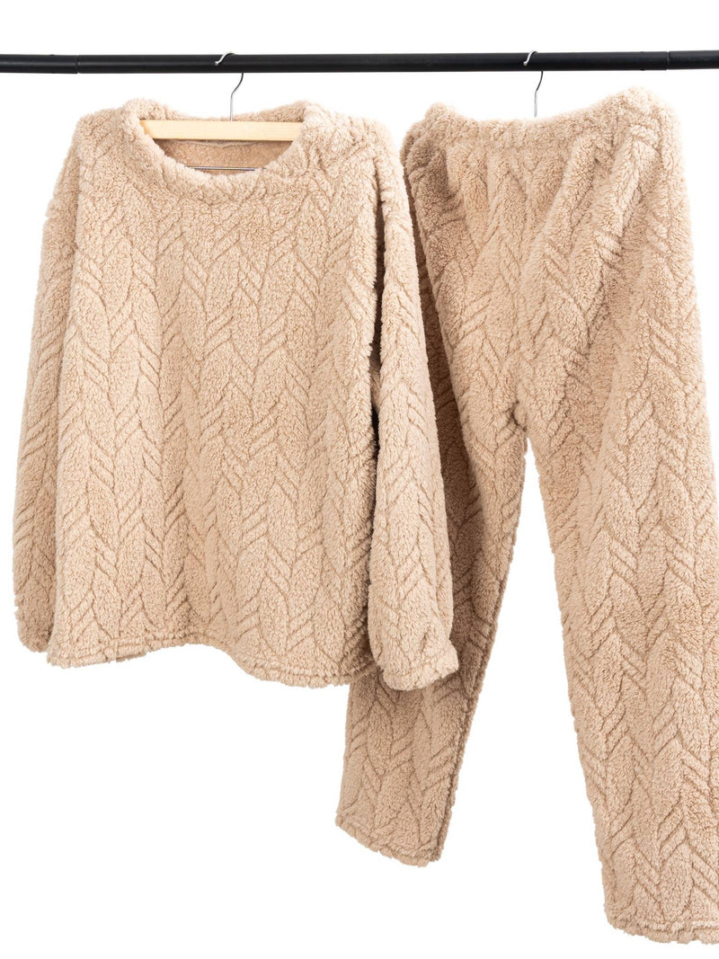Women's Extra Soft Plush Fleece Pajama Set