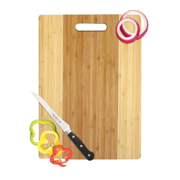 HIC Kitchen Two-Tone Bamboo Cutting Board