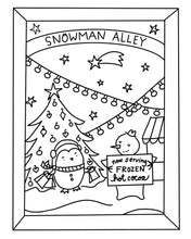 Christmas Market Crew : Paper Craft Coloring Book
