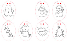 Christmas Market Crew : Paper Craft Coloring Book