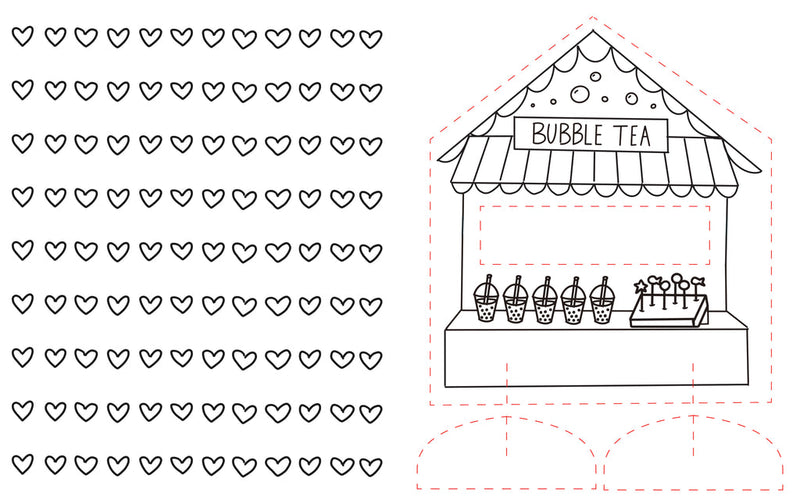 Under the Sea Besties : Paper Craft Coloring Book