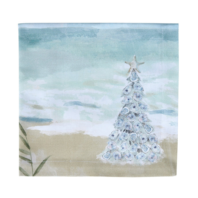 Christmas By The Sea Napkin