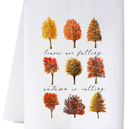 Autumn Is Calling Flour Sack Towel