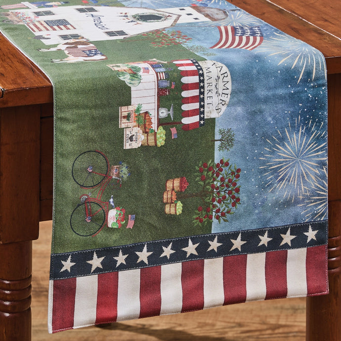 Hometown Celebration Table Runner 42