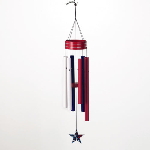 Metal Top Red White & Blue Chime