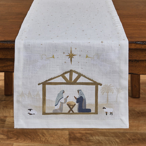 Away In A Manger Table Runner