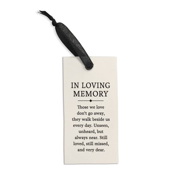 In Loving Memory Linen Tag