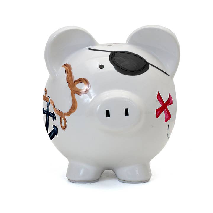 Pirate Large Piggy Bank
