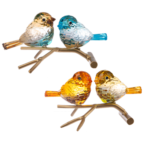 Graceful Birds on Branch